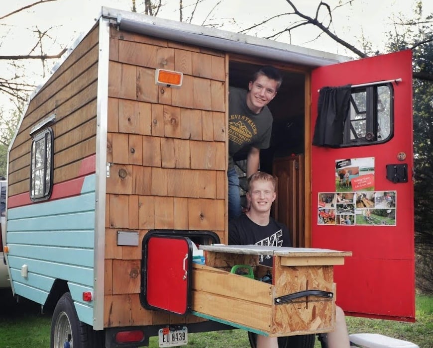 13-Yr-Old Boy Builds A Tiny House With Just $1,500, Look Inside_11