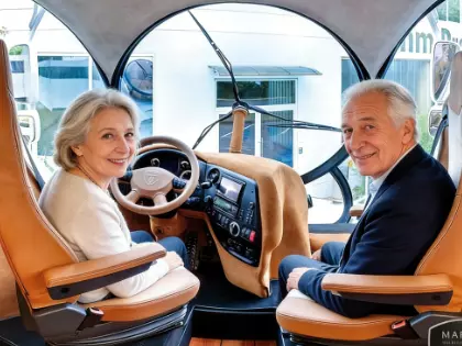 Reisen in der ersten Klasse: Das 2,8 Millionen Euro teure Luxus-Wohnmobil