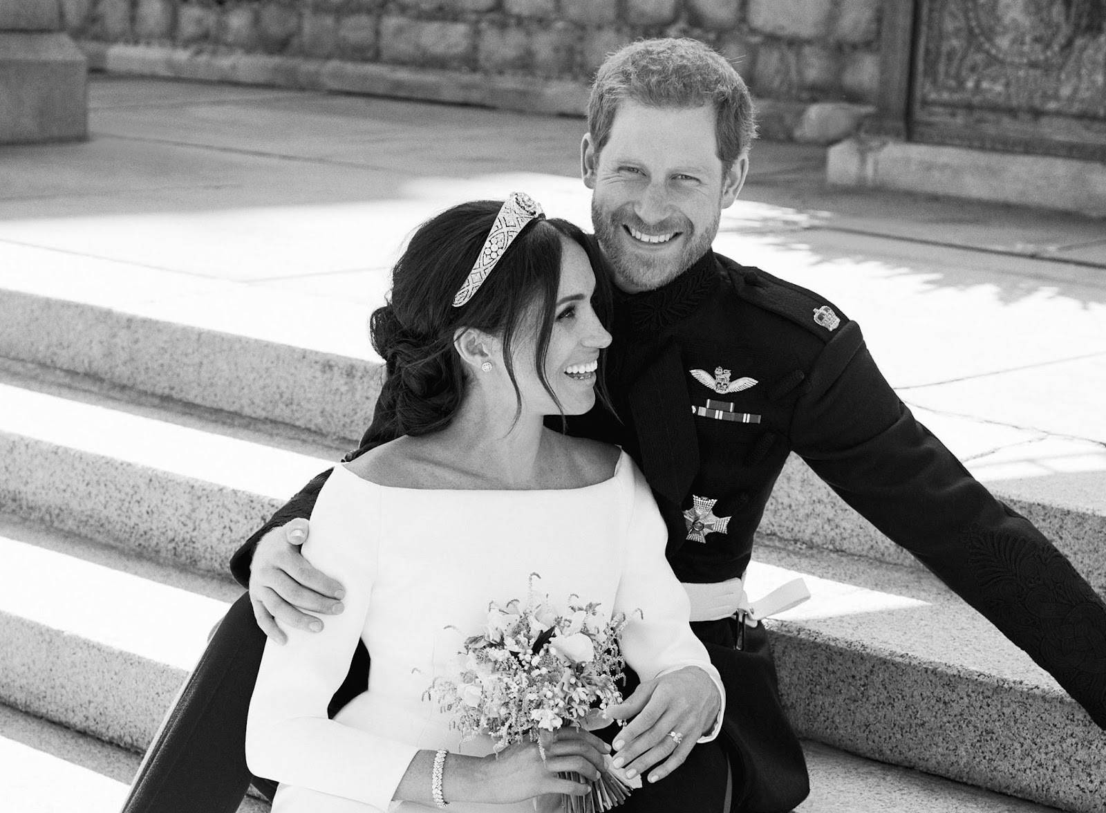 20 Rare Photos Of Meghan And Harry's Wedding_17